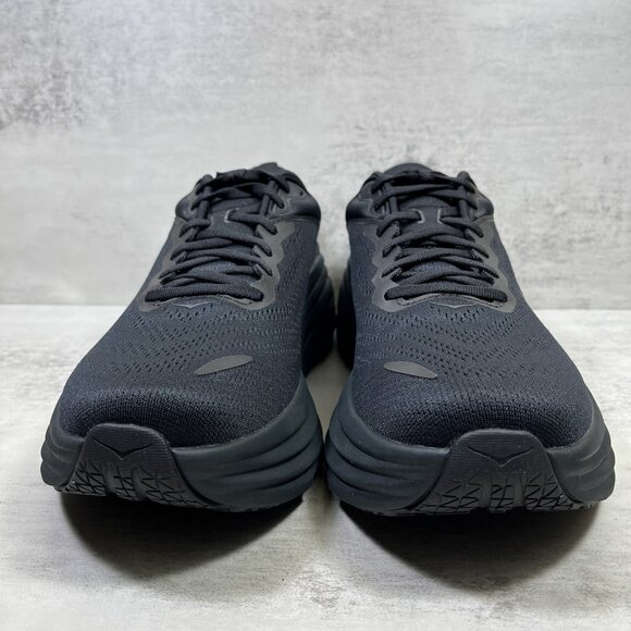 Hoka One One Bondi 8 Running Shoes - Women's Size 9 - Black - Picture 3 of 11
